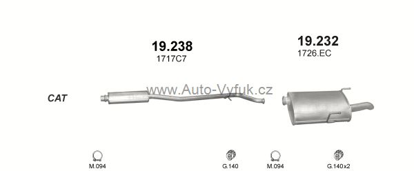 PEUGEOT 406 2.0 D KOMBI 5/2000-0/2004 1997ccm 81kW kat.