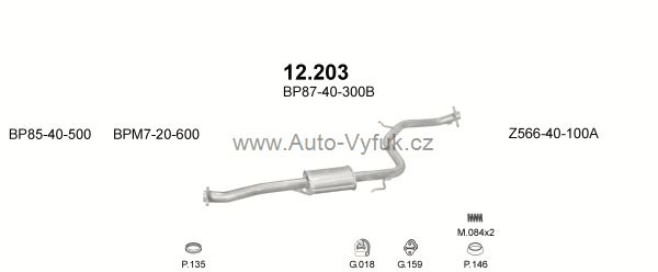 MAZDA 323 1.8 COUPE 10/1996-12/2003 1840ccm 85kW kat.