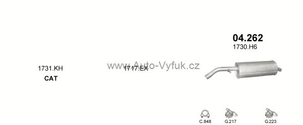 CITROEN C3 Pluriel 1.4 9/2005-0/2009 1360ccm 55kW kat.