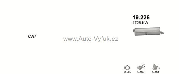 PEUGEOT 307 2.0 D HATCHBACK 4/2001-8/2002 1997ccm 81kW kat.