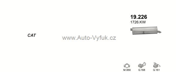 PEUGEOT 307 2.0 D HATCHBACK 9/2002-12/2005 1997ccm 81kW kat.
