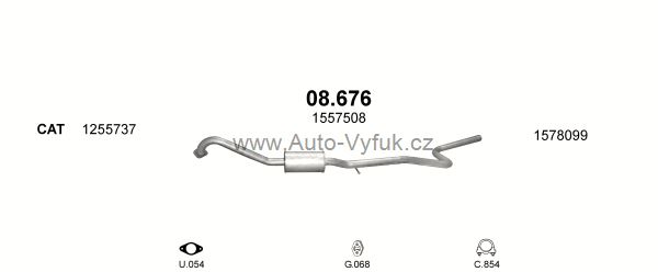 FORD FIESTA 1.6 D 12/2005-4/2006 1560ccm 66kW kat.