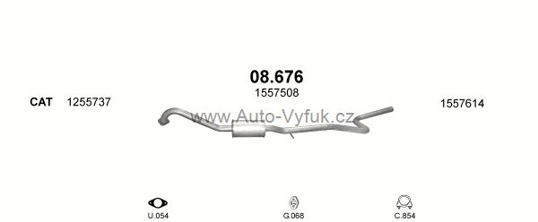 FORD FUSION 1.6 D 9/2004-11/2005 1560ccm 66kW kat.