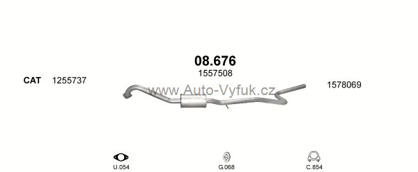 FORD FUSION 1.6 D 12/2005-4/2006 1560ccm 66kW kat.