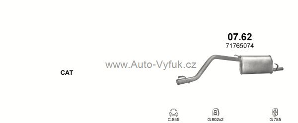 FIAT PANDA 1.0 HATCHBACK 6/1992-0/2003 999ccm 33kW kat.