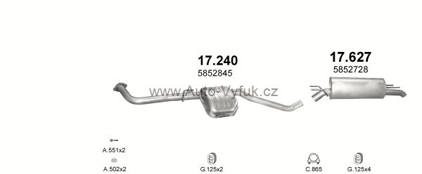 OPEL OMEGA B 2.5 D SEDAN 9/2001-7/2003 2497ccm 110kW kat.