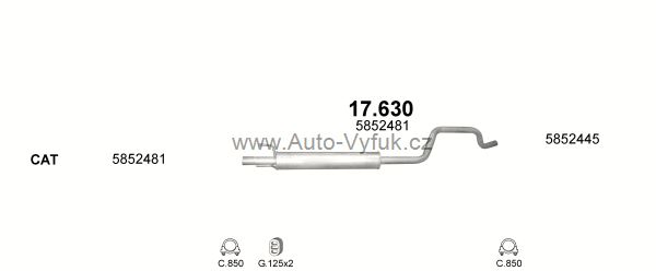OPEL MERIVA A 1.4 7/2004-7/2010 1364ccm 66kW kat.