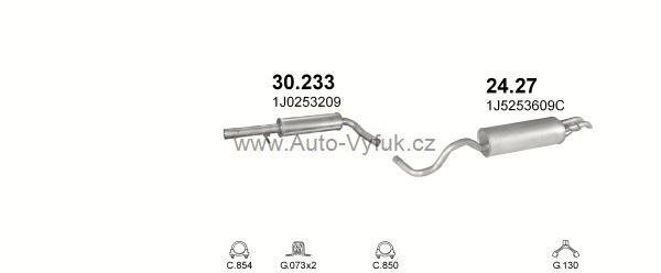 VOLKSWAGEN BORA 1.4 SEDAN, KOMBI 5/2001-6/2005 1390ccm 55kW kat.