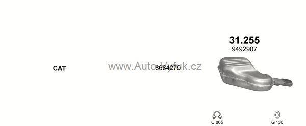 VOLVO S60 2.3 SEDAN 0/2001-8/2004 2319ccm 184kW kat.