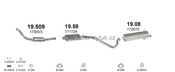 PEUGEOT 306 1.8 D HATCHBACK 0/1993-4/1998 1769ccm 44kW kat.