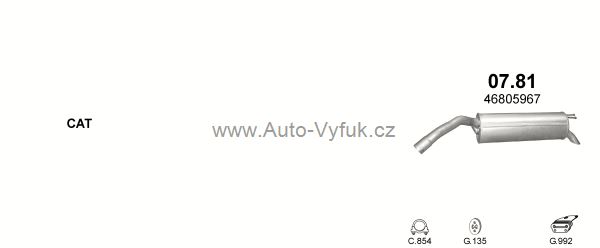 FIAT STILO 1.6 HATCHBACK 4/2001-0/0 1596ccm 76kW kat.