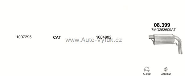 FORD GALAXY 2.0 VAN 12/1995-4/1997 1998ccm 85kW kat.