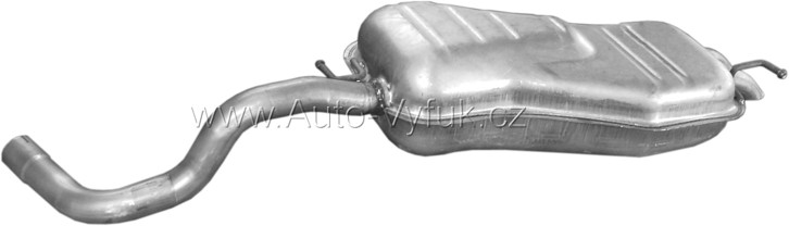 Výfuk koncový SEAT LEON 1.9 D 4/1999-9/2002 1896ccm 60kW kat.