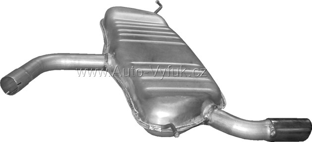 Výfuk koncový AUDI A3 1.6 6/2004-12/2004 1598ccm 85kW kat.