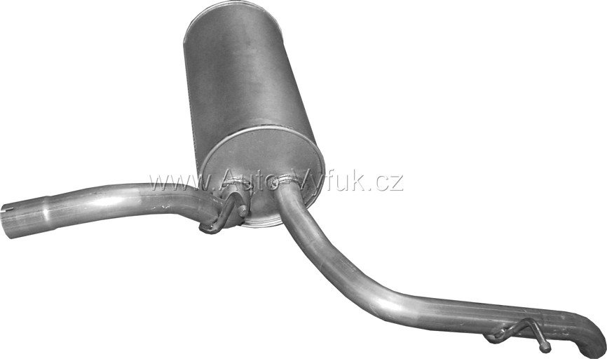 Tlumič koncový Audi A2 1.4i 06/00-08/05 Tlumič koncový Audi A2 1.4i 06/00-08/05