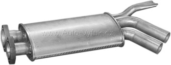 Tlumič střední BMW E34 525 06/88-09/90/525/09-87-09-90 SDN