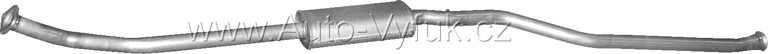 Výfuk střední PEUGEOT PARTNER 1.1 10/2003-0/2008 1124ccm 44kW kat.