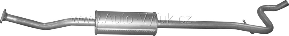 Tlumič střední Citroen C2 1.6i 16V / Peugeot 1007 1.6i 16V