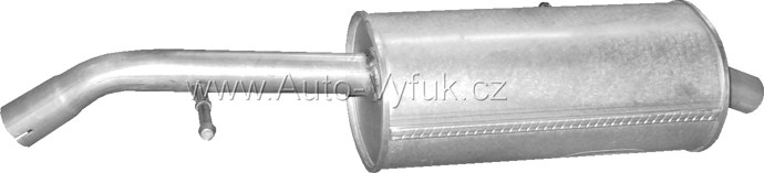 Výfuk koncový CITROEN C2 1.4 D 10/2005-0/2010 1398ccm 51kW kat.