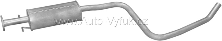 Tlumič střední Daewoo Nubira II 1.6-16V DOHC hat. , sed. , combi