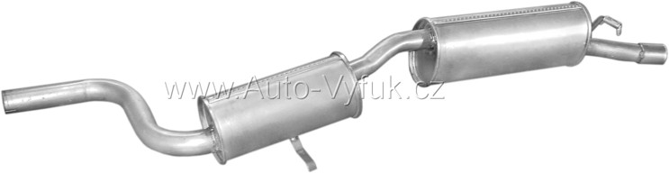 Soustava výfuku Fiat Uno 1.5ie 75 87-89