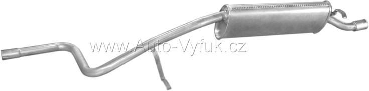 Tlumič koncový Fiat Uno 0.9/1.0 99-