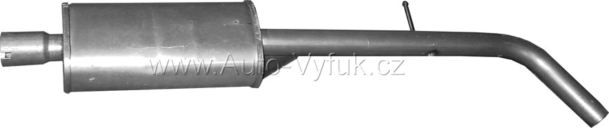 Tlumič střední Fiat Punto 1.1i SPI kat 93-96