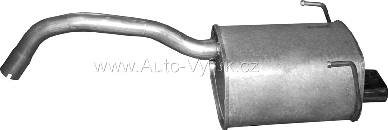 Tlumič koncový Fiat 500 1.2 / Ford Ka