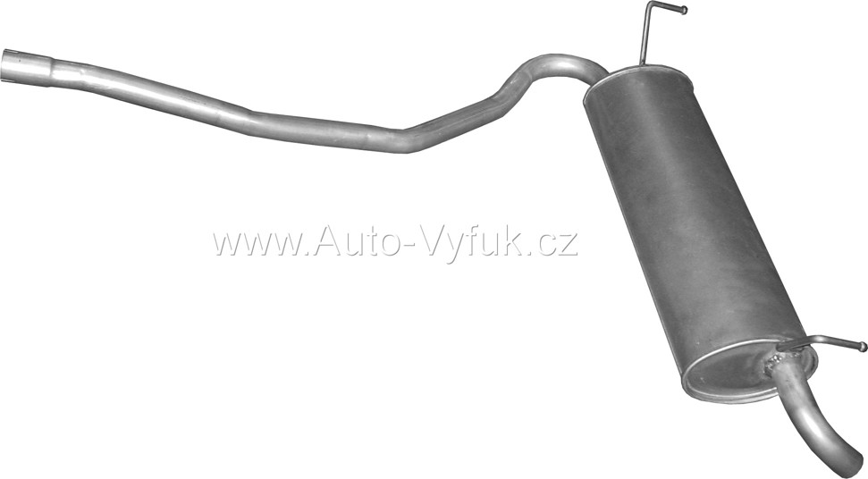 Tlumič koncový Fiat Panda 1.2 4X4