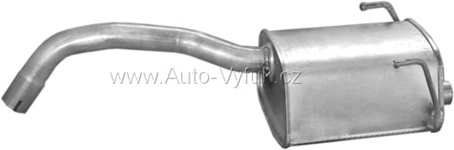 Tlumič koncový Fiat Panda 1.3 JTD 09.03- hatch. , van