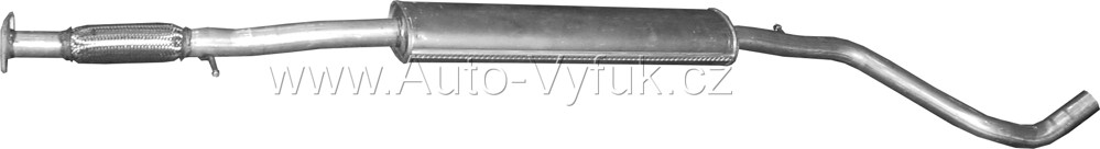 Tlumič střední Fiat 500 1.4i-16V 07-05/10