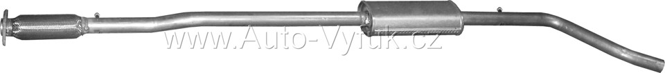 Tlumič střední Fiat Idea 1.4