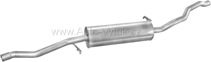 Výfuk střední VOLKSWAGEN SHARAN 1.9 D 11/2002-4/2010 1896ccm 96-110kW kat.