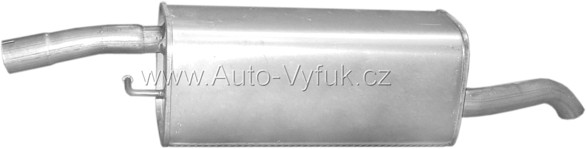 Tlumič koncový Ford Fusion 1.4 TDCi Turbo Diesel 05-