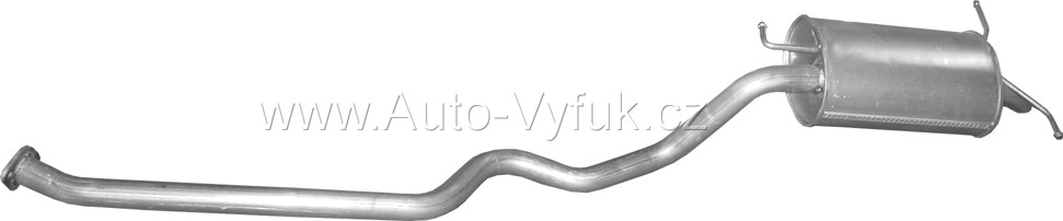 Tlumič koncový Hyundai Santa Fe 2.7