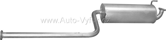 Výfuk střední HYUNDAI ATOS 1.0 12/1997-7/2003 999ccm 40kW kat.