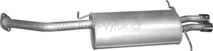 Tlumič koncový Mazda MX6 2.5i V6 24V 07/91-96