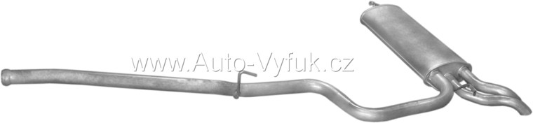 Tlumič koncový Mercedes T210/S210 2.2 CDi kombi 98-03 (13.274+13.