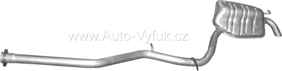Tlumič koncový Mercedes E270/E320 - W211