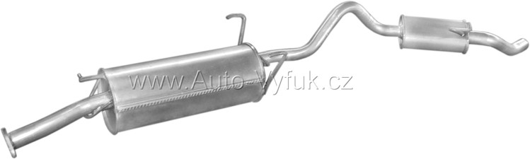 Výfuk koncový NISSAN SERENA 2.3 D BUS 12/1994-0/2003 2283ccm 55kW