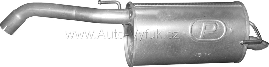 Tlumič koncový Nissan Micra 1.5 dCi Turbo Diesel 04/05-12/10