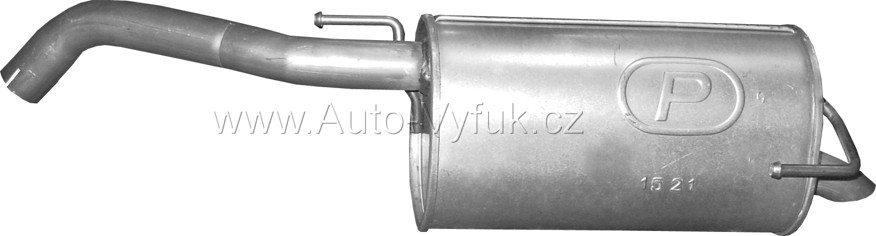Tlumič koncový Nissan Note 1.6i-16V 01/06-04/09
