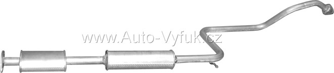 Výfuk střední NISSAN PRIMERA 1.8 KOMBI 6/1999-1/2002 1769ccm 82kW