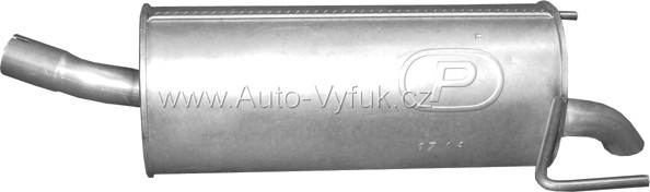 Tlumič koncový Opel Astra H 1.4i 16V/1.6i 16V