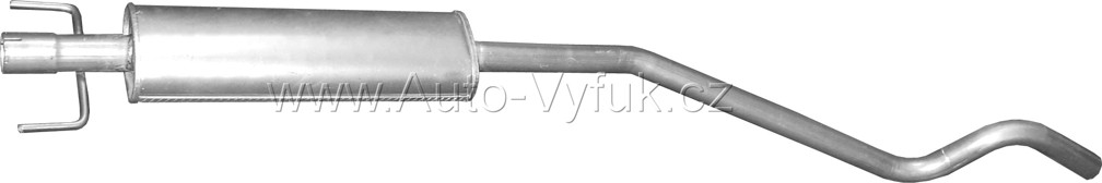 Tlumič střední Opel Astra H 1.6i 16V