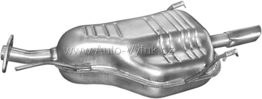 Výfuk koncový OPEL ASTRA G 1.4 HATCHBACK 4/1998-9/2000 1389ccm 66kW kat.
