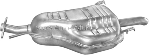 Výfuk koncový OPEL ASTRA G 1.7 D HATCHBACK 2/2000-9/2004 1686ccm 55kW kat.