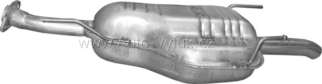 Výfuk koncový OPEL ASTRA G 2.2 D KOMBI 3/2002-0/2003 2172ccm 92kW kat.
