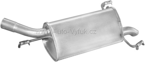 Výfuk koncový OPEL CORSA C 1.7 D HATCHBACK 9/2000-9/2003 1686ccm 48kW kat.