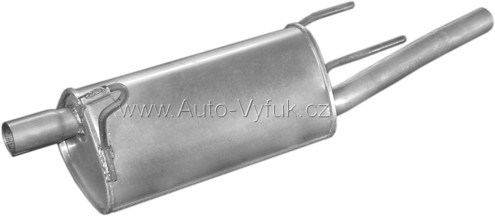Výfuk koncový OPEL CORSA C 1.3 D 8/2003-10/2006 1248ccm 51kW kat.
